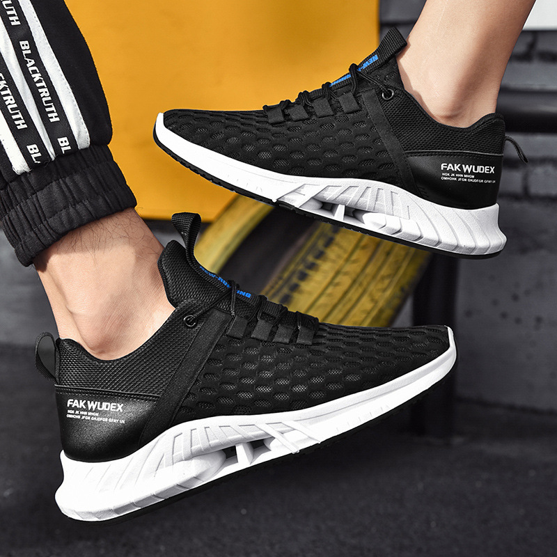 Cross Border Heren S Schoenen Nieuwe Zomer Ademend Vliegend Geweven Casual Mesh Zachte Bodem Sport_voghion.com