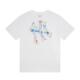 Summer New Style Embroidered Logo Round Neck Back Color Label Printed Casual Short-Sleeved Men's and Women's Fashion Sports Versatile T-Shirt