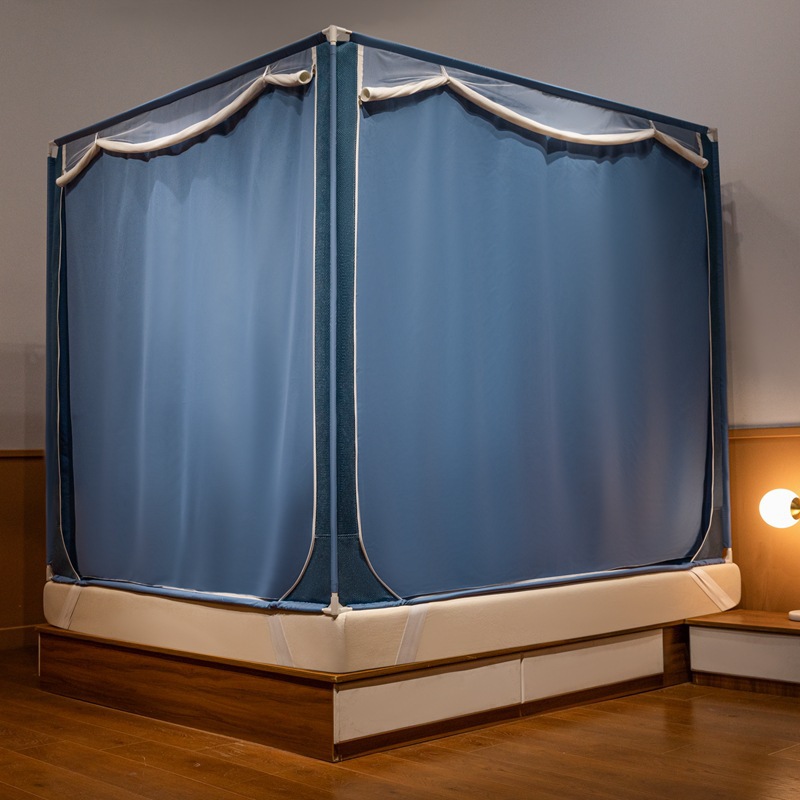 2025 New Shading Mosquito Net Home Bedroom Advanced Installation-free Baby Drop-resistant Bed Protective Fence for Children