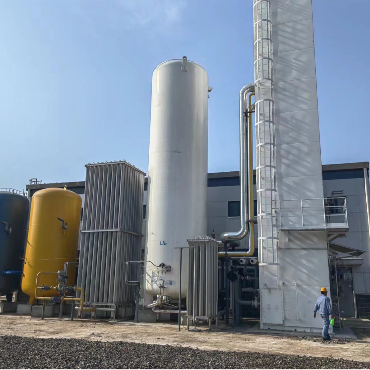 50立方小深冷液氮设备 深冷空分制氧制氮设备 工业深冷空分装置|ru