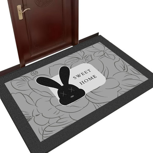 Cartoon entry floor mats can be cut, light luxury entry door mats, non-slip foot mats, entry door entrance hall, bedroom living room coffee table mats