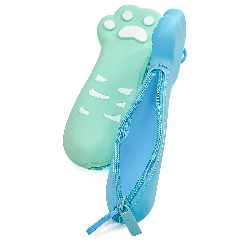 乐顿 Silicone cute cartoon pencil case, storage bag for students, custom-made