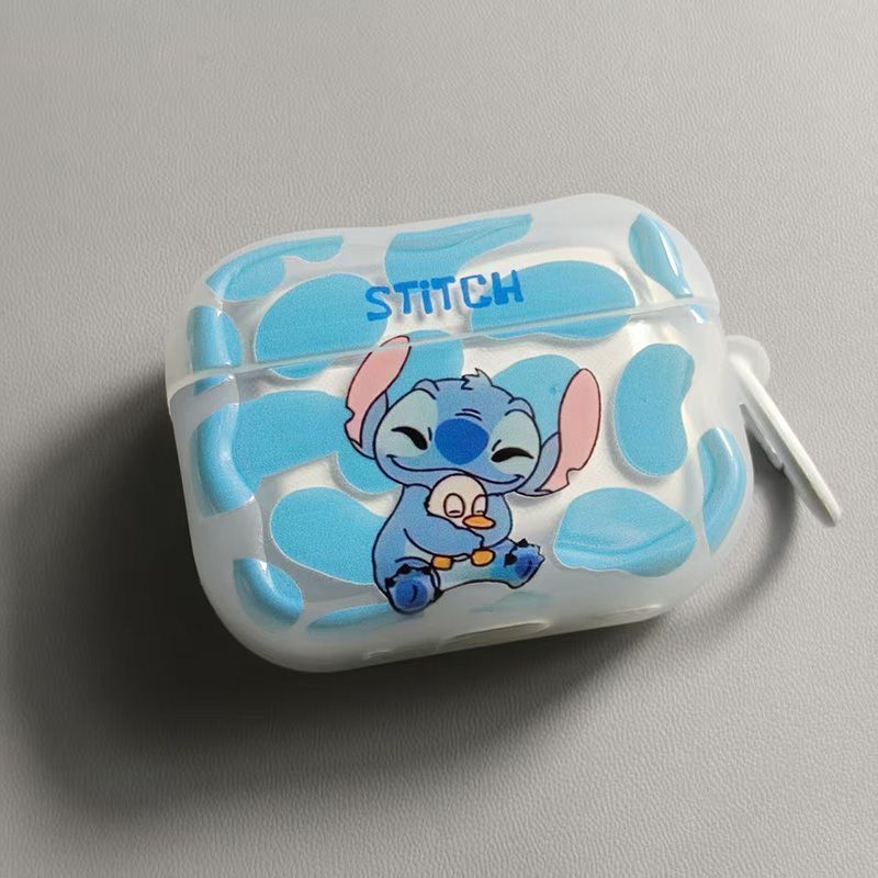 Cute Smile Stitch para AirPods 4 generación de estuche Bluetooth Airpod Pro2 / 3 estuche de auriculares image 7