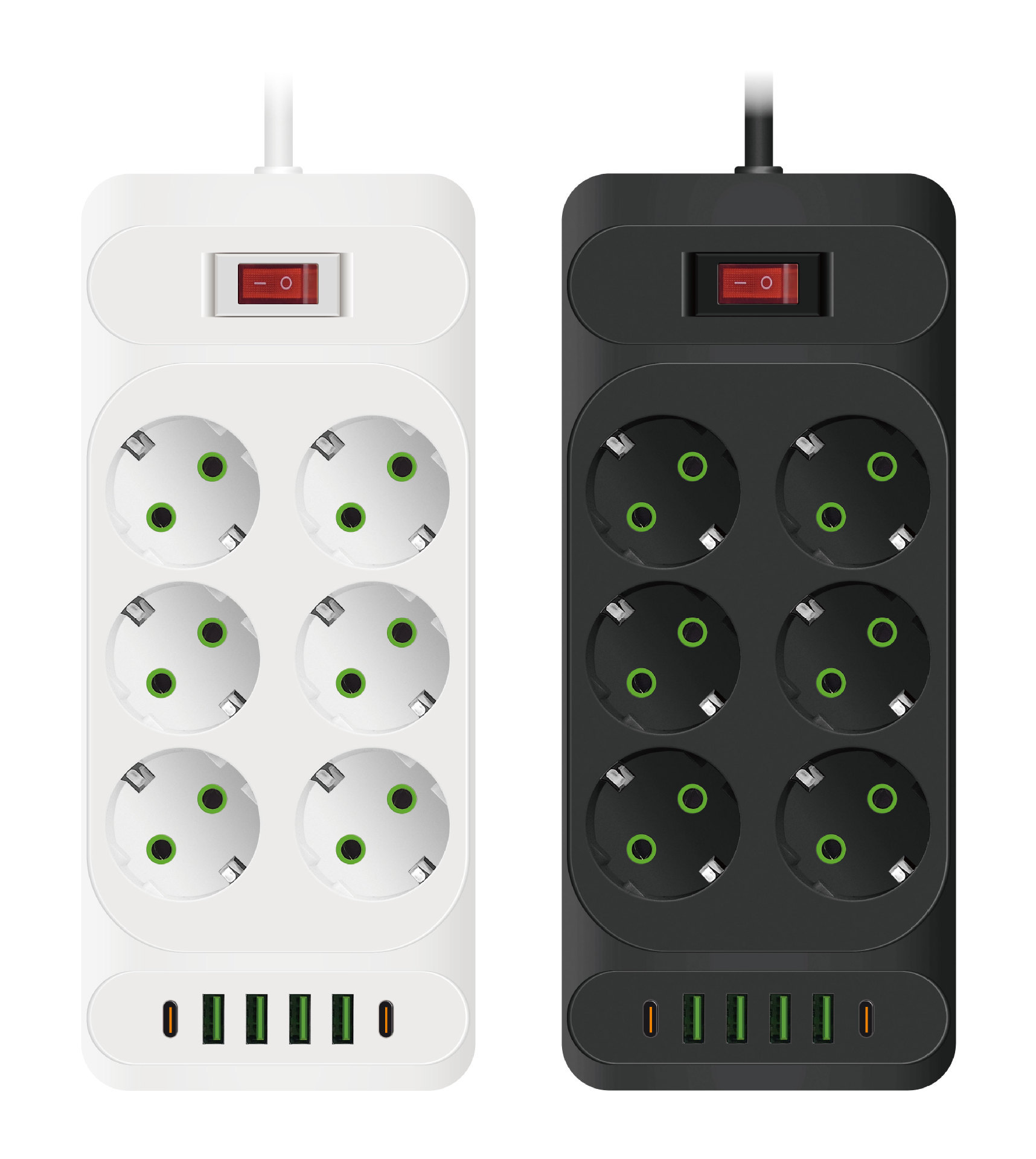 Enchufe USB de alta potencia de estilo europeo para la norma europea rusa Productos de comercio exterior