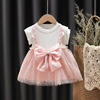 Summer clothing girl's, children's dress for early age, 2021 collection, 3 years, western style