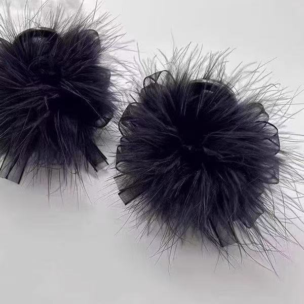 8CM 활 깃털 클립