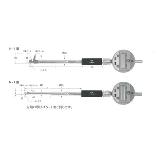 Original Japanese Kaseda N-1 N-2 Dial External Gauge, Outer Diameter Measuring Instrument, Gauge, High Quality Imported