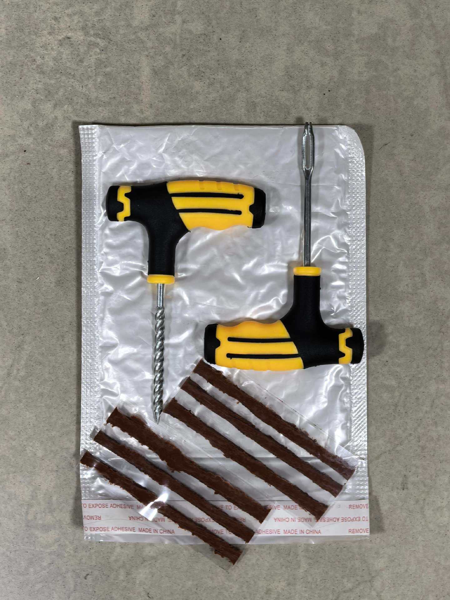 跨境代贴单汽车轮胎补胎工具摩托电动车维修补胎套装汽车补胎工具