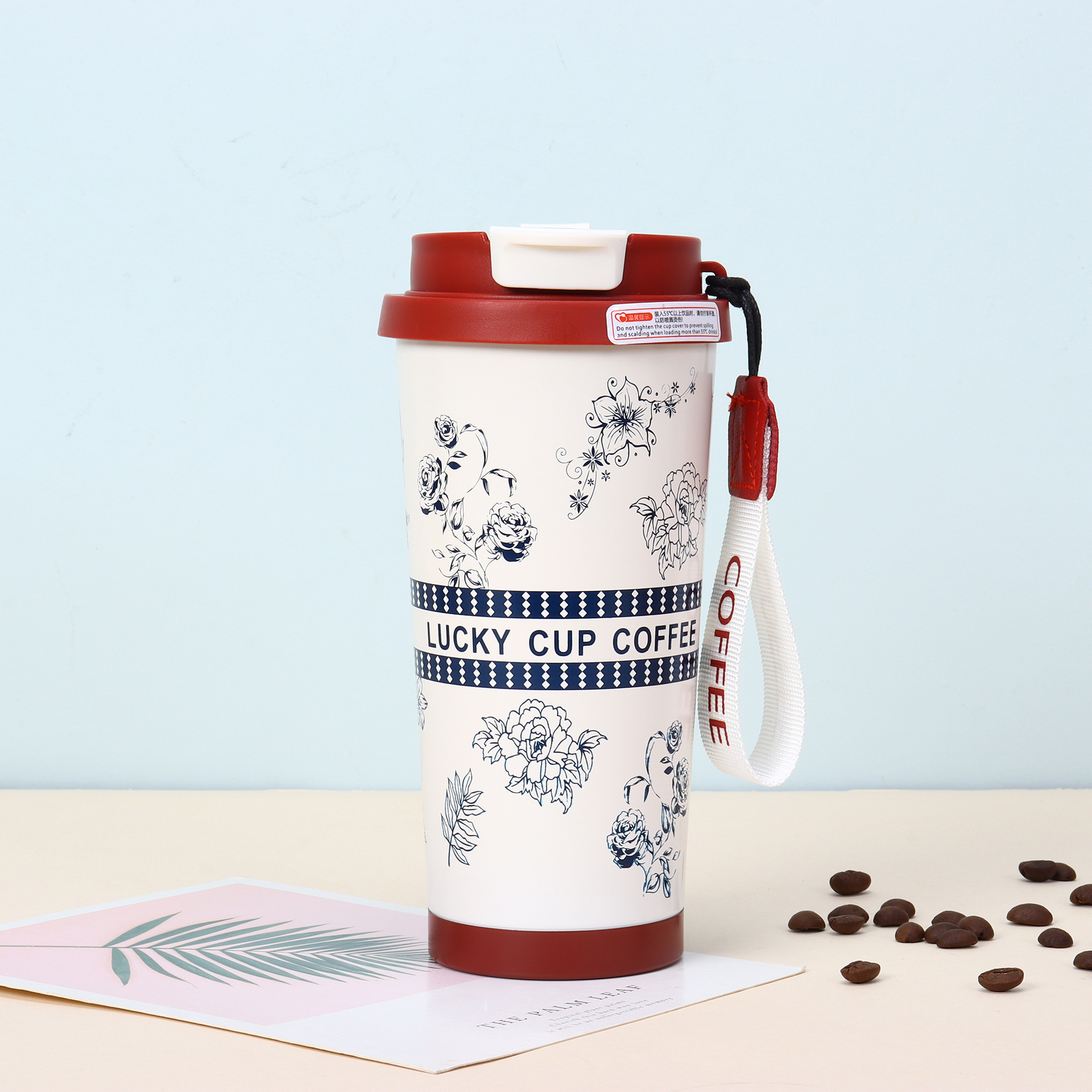 Edelstahl Thermobecher Maiglöckchen Design Für Damen_voghion.com