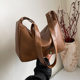 Maillard Retro Commuter Bag Women's 2024 New Autumn and Winter Fashion Shoulder Bag Design Niche Tote Bag