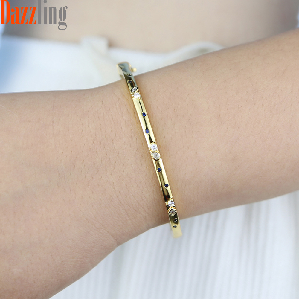 Elegant Women's Charm Bracelet Mirror Polished Versatile Jewelry_voghion.com