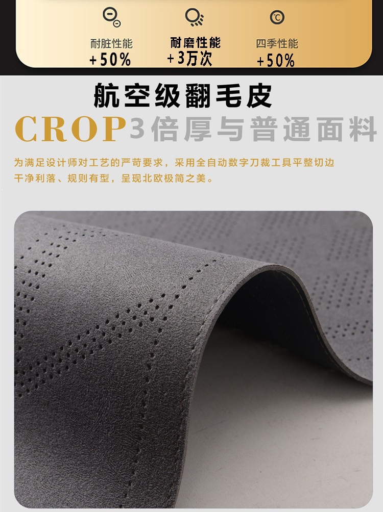 Suitable for 2026 car seat cushions, universal for all seasons, suede leather seat cushion, high-end saddle pad, suede seat cover for summer