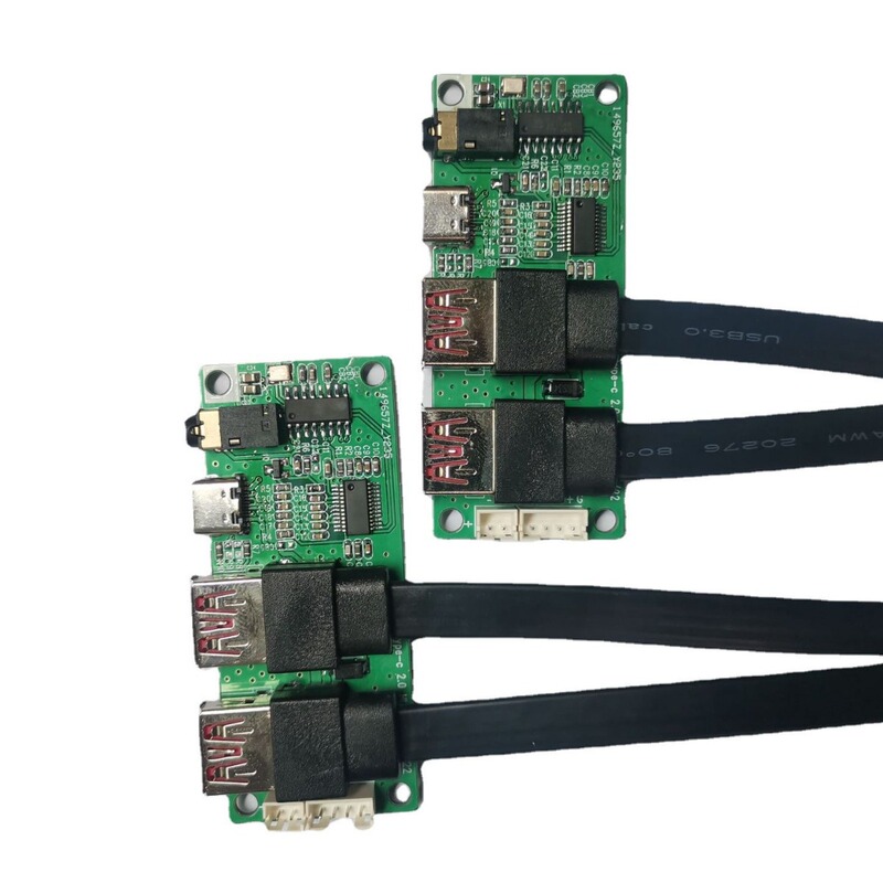 All-in-one computer built-in USB board card PCBA card reader HUB audio three-in-one expansion board with cable audio microphone