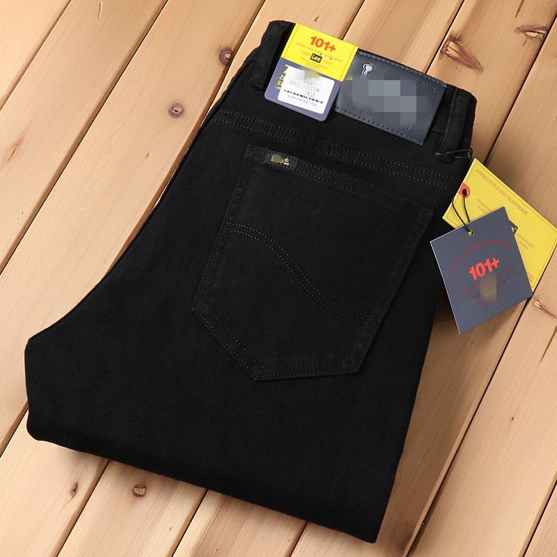 2025 Summer Thin Foreign Trade Jeans for Men, Brand Exclusive for Cross-Border E-Commerce, Loose Straight-Leg Business Black Denim 2025 Summer Thin Foreign Trade Jeans for Men, Brand Exclusive for Cross-Border E-Commerce, Loose Straight-Leg Business Black Denim