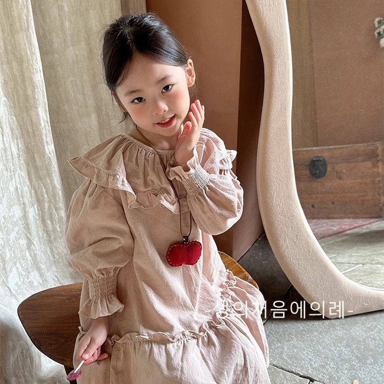 Manzana y ganso coreano collar de mano para niños accesorios de niña princesa accesorios de collar de bebé