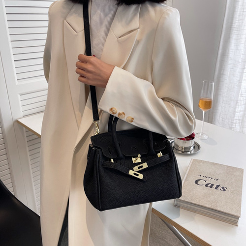 Spring textured bags  new trendy bags women's bags fashionable and versatile ins crossbody bag handbag platinum bag