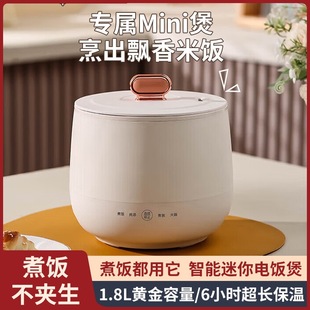Mini Rice Cooker for One Person, Non-Stick Electric Cooker, Multifunctional Electric Hot Pot, Suitable for Student Dormitories and Home Use