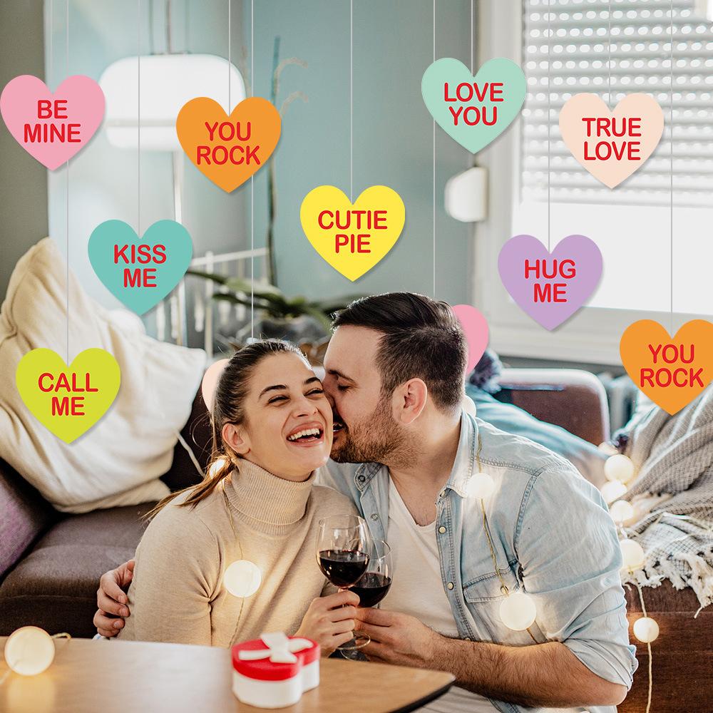 2024 transfronteriza Día de San Valentín amor colgante boda aniversario decoración del partido suministros adornos