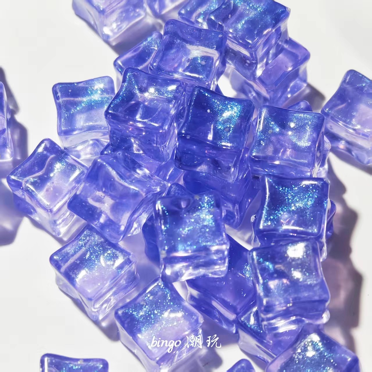 Mermaid Fairy Glitter Luminous Purple 1 piece