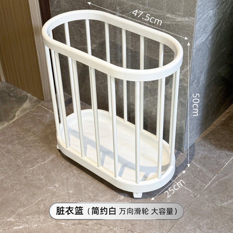 中世スタイルの汚れた衣類バスケット、取り外し可能な汚れた衣類バスケット、トロリー、大容量の汚れた衣類バスケット、浴室の洗濯バスケット収納ラック|undefined