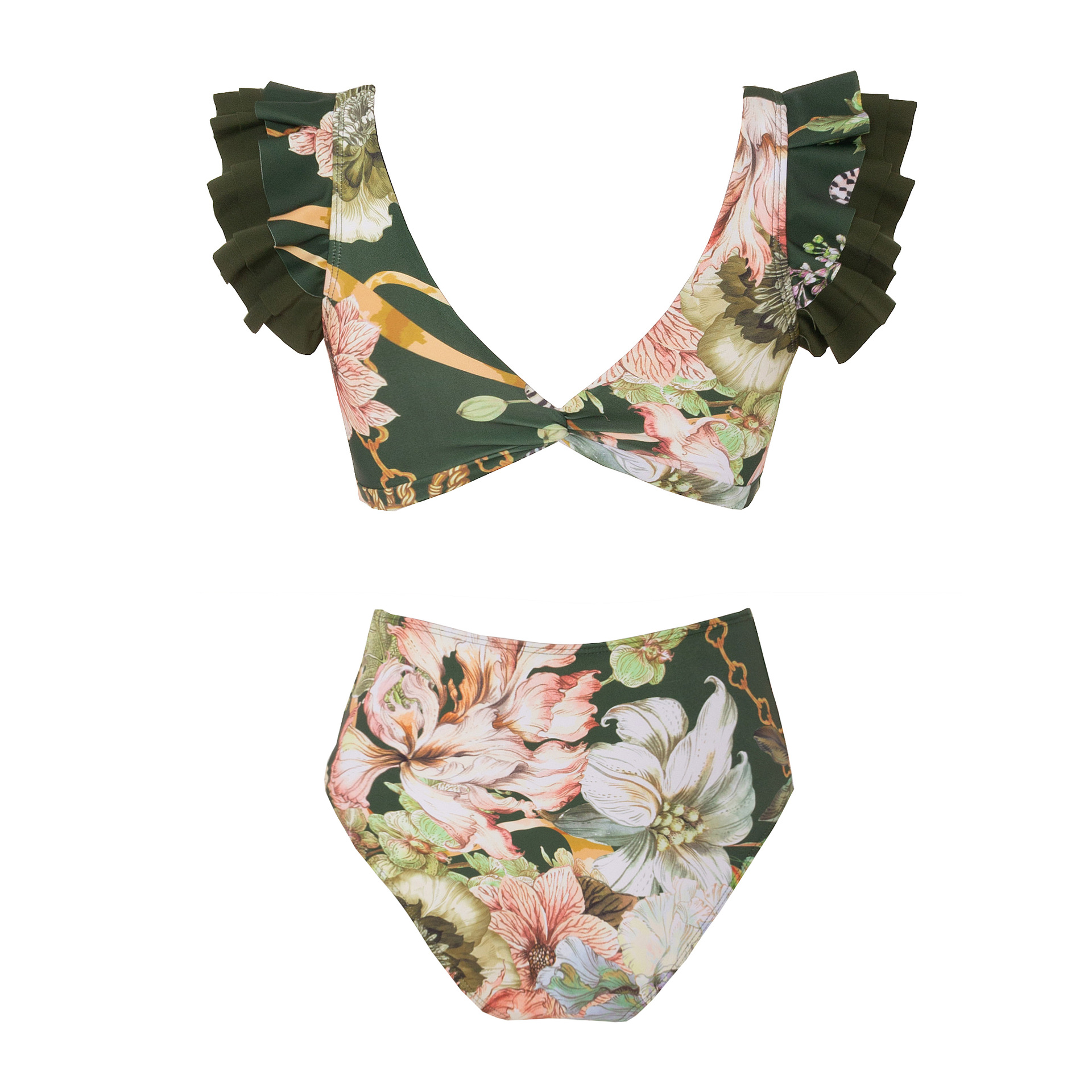 Women's Ditsy Floral Printing Bikinis display picture 2