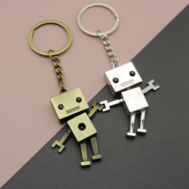 Xiyin Temu AliExpress Amazon Explosions Jewelry Simple Robot Keychain Pendant Xiyin Temu AliExpress Amazon Explosions Jewelry Simple Robot Keychain Pendant
