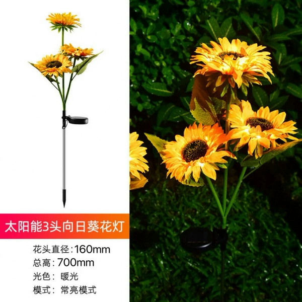 Solar 3 heads sunflower