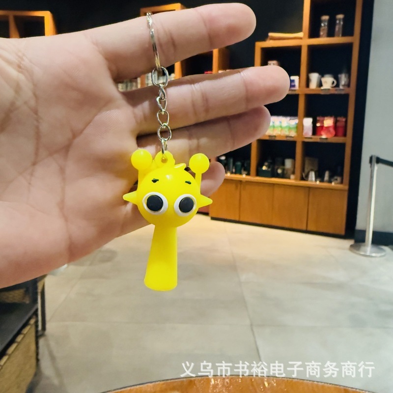 新しいクロスボーダーリズムボックス Sprunki キーホルダー PVC ペンダント音楽ゲーム周辺機器バッグチャームギフト|undefined