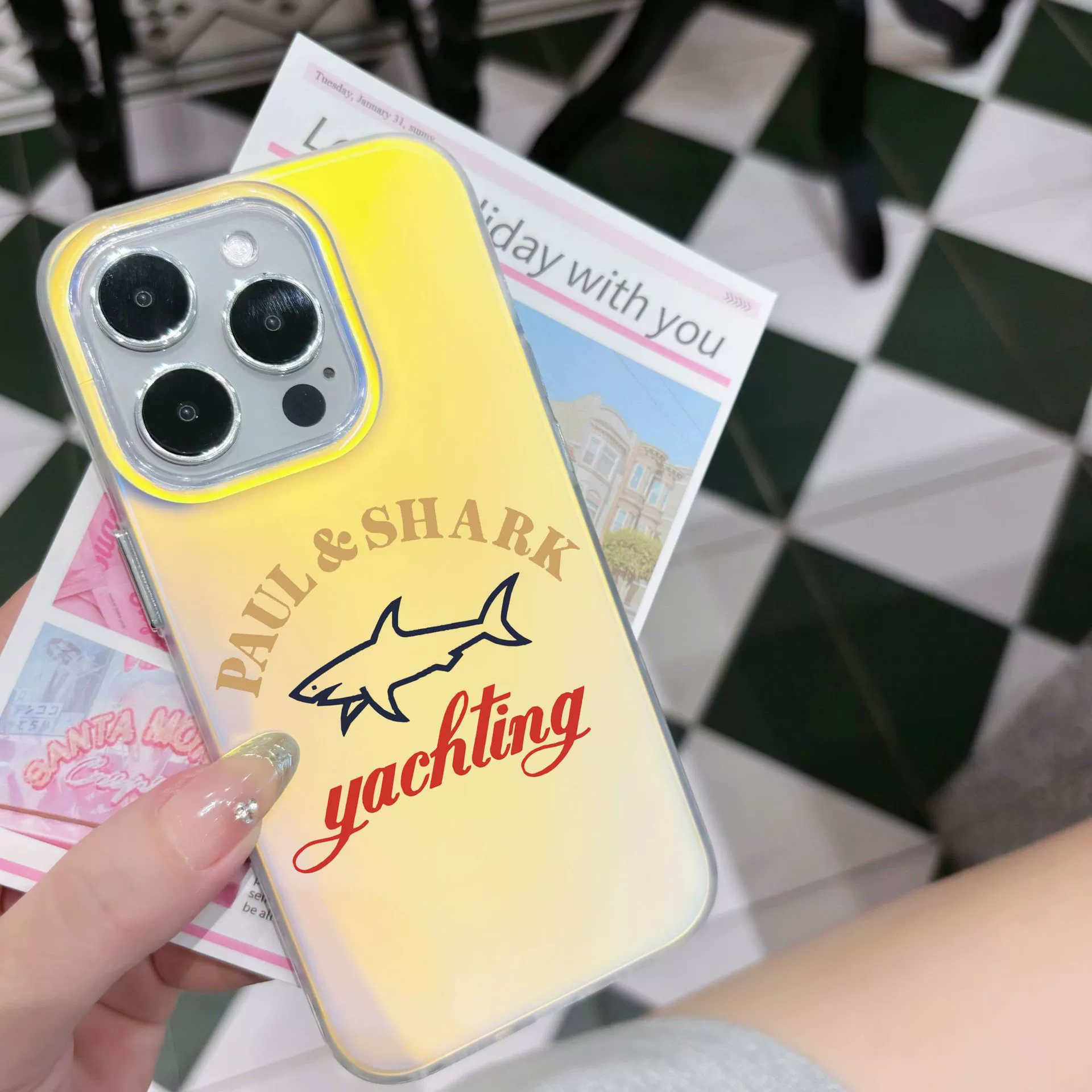 Compatible phone case, shark, iphone, 15promax, (Cross-border trading)
