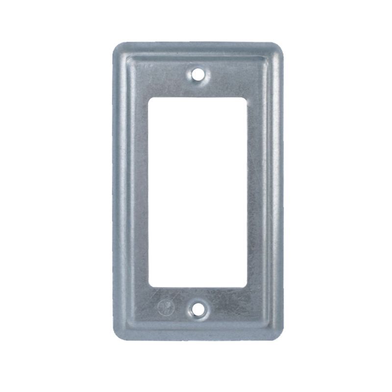 USLINSKY ETL - Placa de cubierta galvanizada estándar americana de 4x2 pulgadas para panel de interruptores y toma de corriente contra incendios