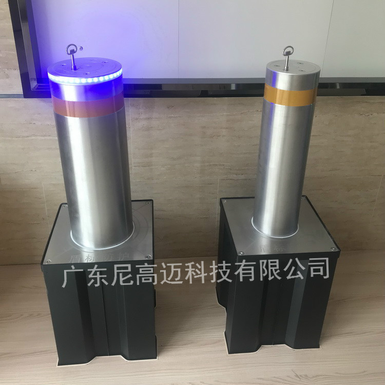 Factory supply hydraulic lifting column Hangzhou exhibition hall gymnasium road barrier anti-collision column finished telescopic barricade
