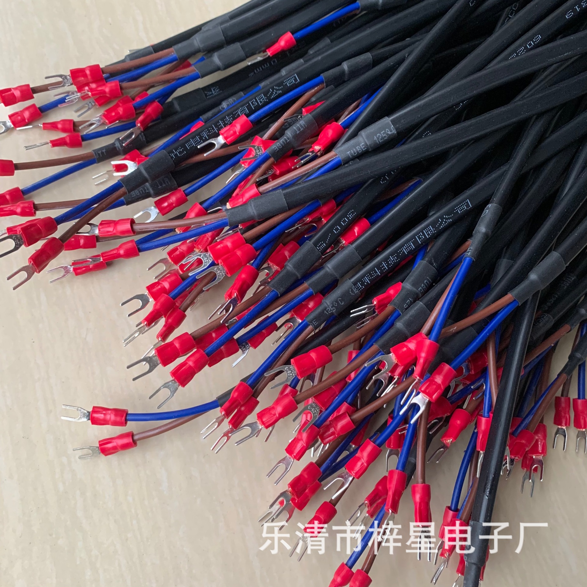 电气设备内部连接线SV1.25-3.2叉型端头扁平线按需做货