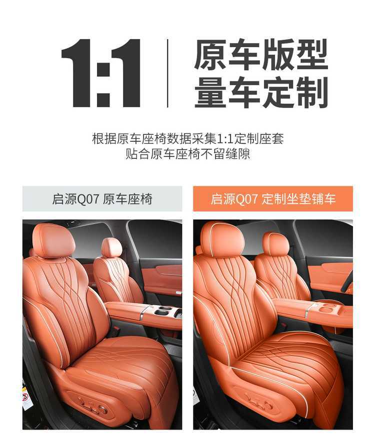 Suitable for 25 Changan Qiyuan Q07 Seat Covers, All-Inclusive Four-Season Special Seat Covers, Interior Car Cushions and Seat Cushions