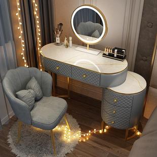 Light Luxury Dressing Table Bedroom 2025 New Modern Simple Ins Style Small Apartment Dressing Table Storage Cabinet Integrated