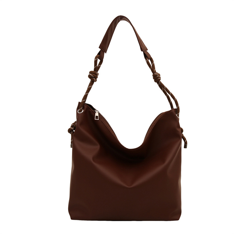 Retro relajado bolso de mujer 2024 nueva moda simple bolso de hombro de brazo para trabajar bolso de viaje