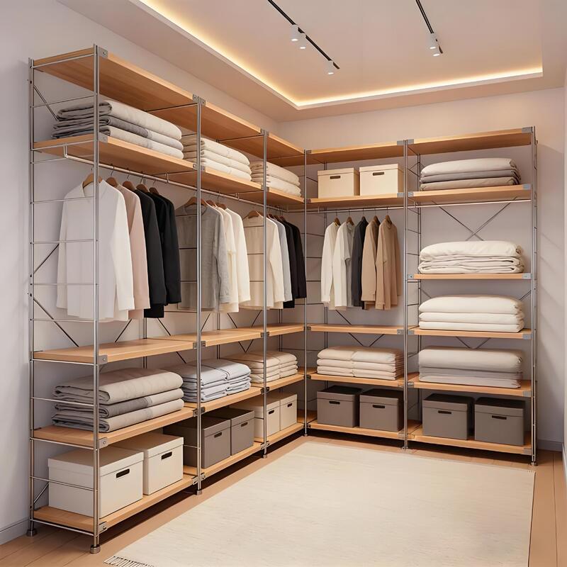 Natural Wood Coat Rack with High Aesthetic Appeal, Yellow Wood Grain Storage Rack for Bedroom, Rental House, Wardrobe, Clothing Store Display, and Hanging Clothes Rack