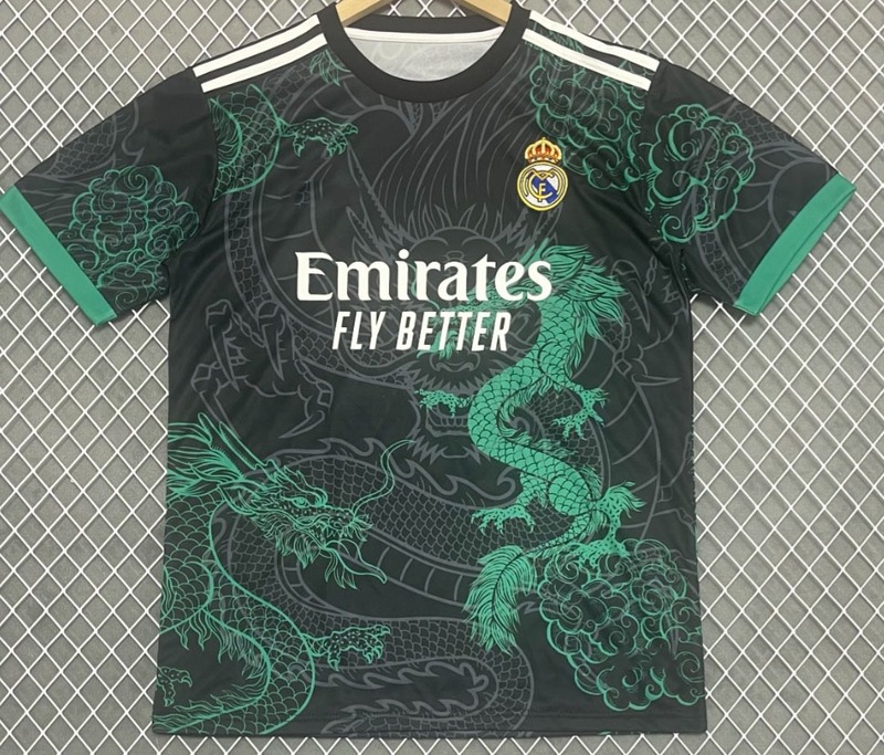 新款足球服2526皇马巴西特别版短袖跨境t恤 Real Madrid足球衣|undefined