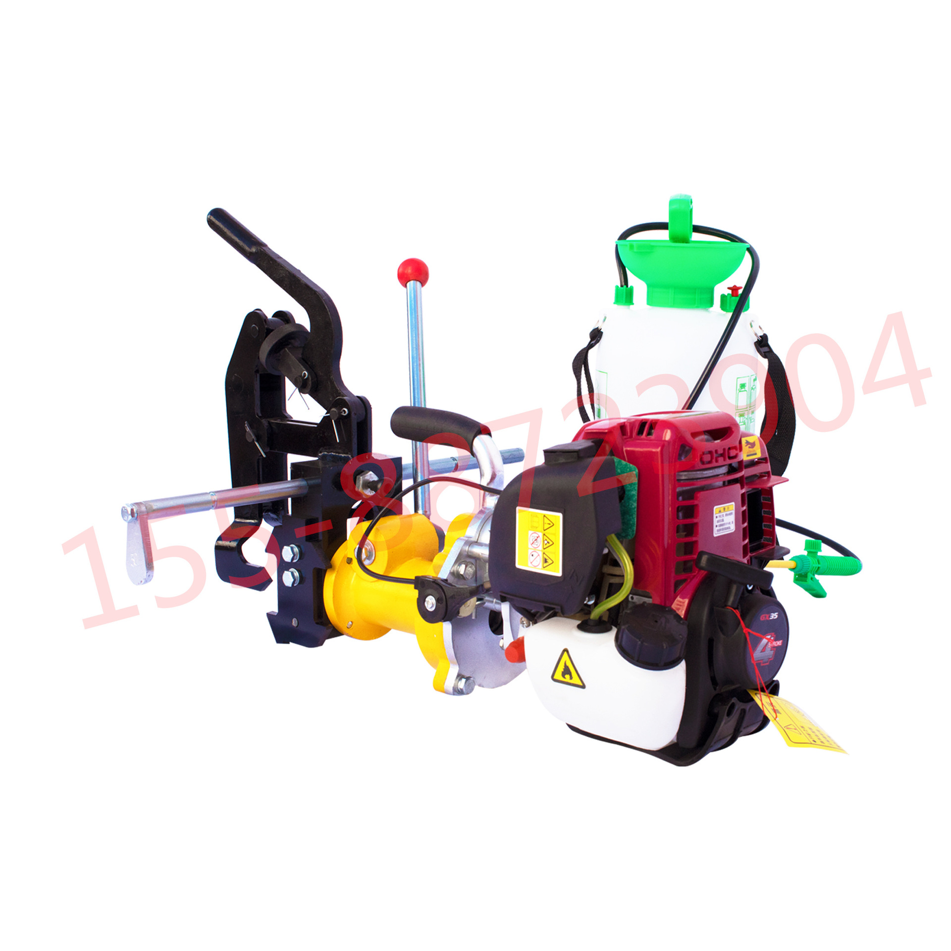 NZG-31内燃钢轨钻孔机便携小型铁路轨打眼装置铁路轨道用具