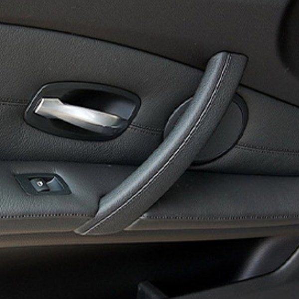 1 Set Color: Black Material: Abs Car Left Side Front Door Inner Pull Handle Armrest Cover Assembly 514169
