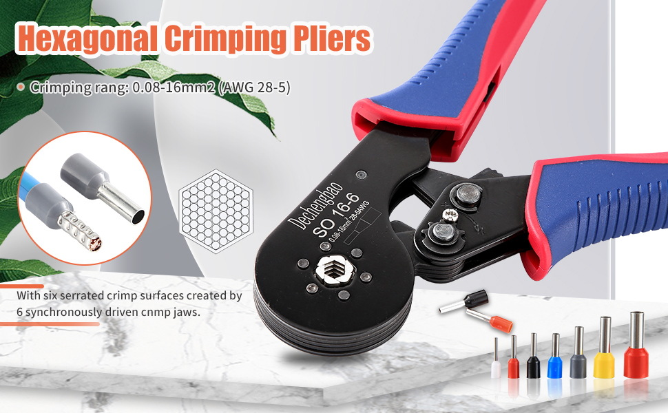 Aderendhülsen-Crimpzange Hand-Crimpzange Kontaktverbinder Aderendhülsen-Crimper Draht-Crimps 