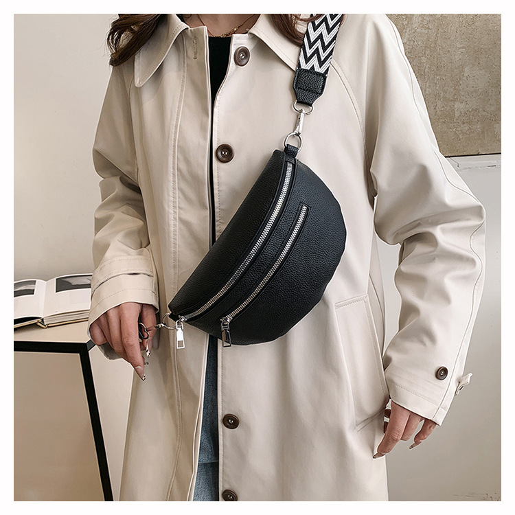 Women's Streetwear Solid Color Pu Leather Waist Bags display picture 26