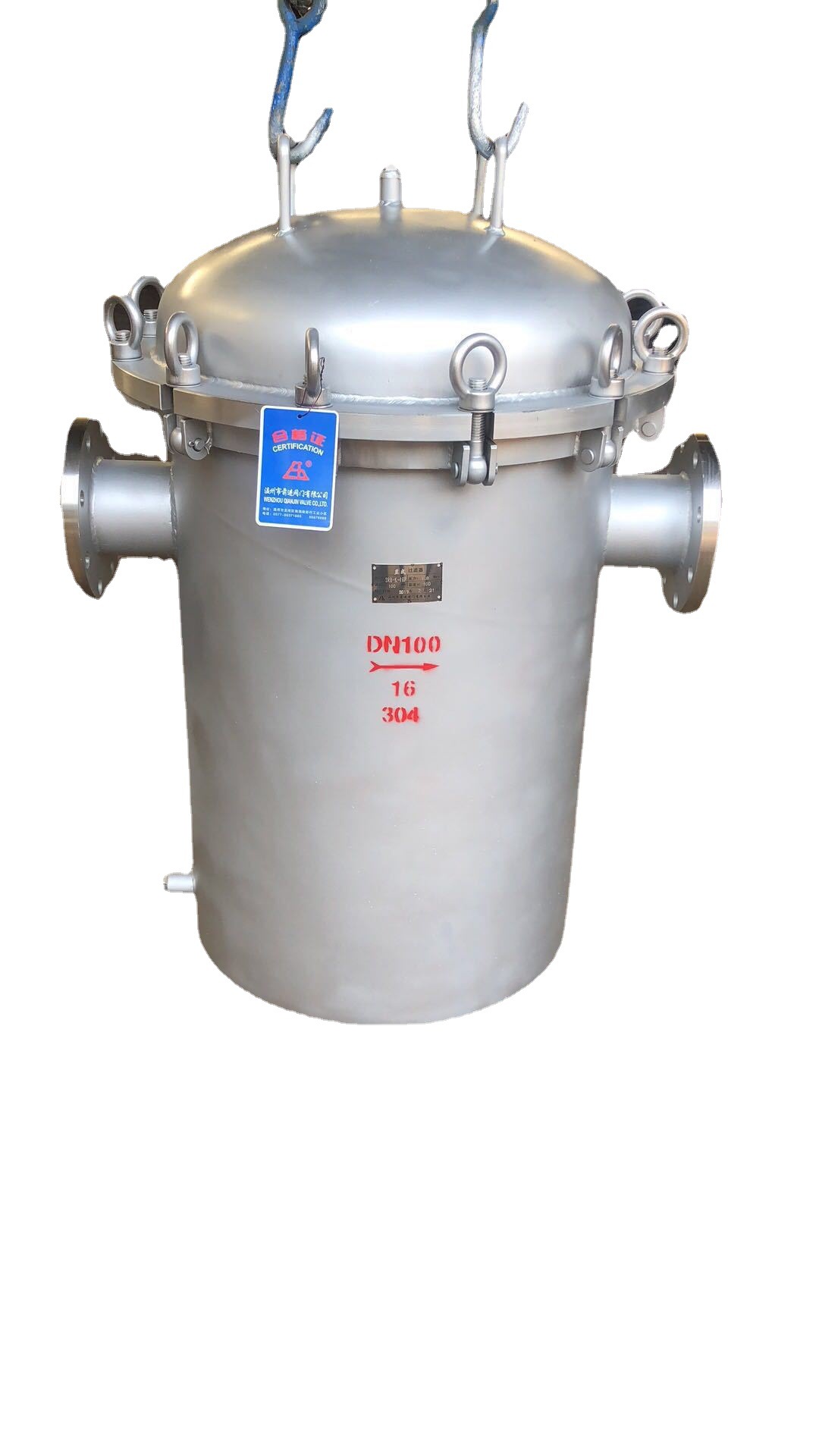 篮式过滤器SBL-16C DN100 DN150 直通平底 304 316L 321 铸钢