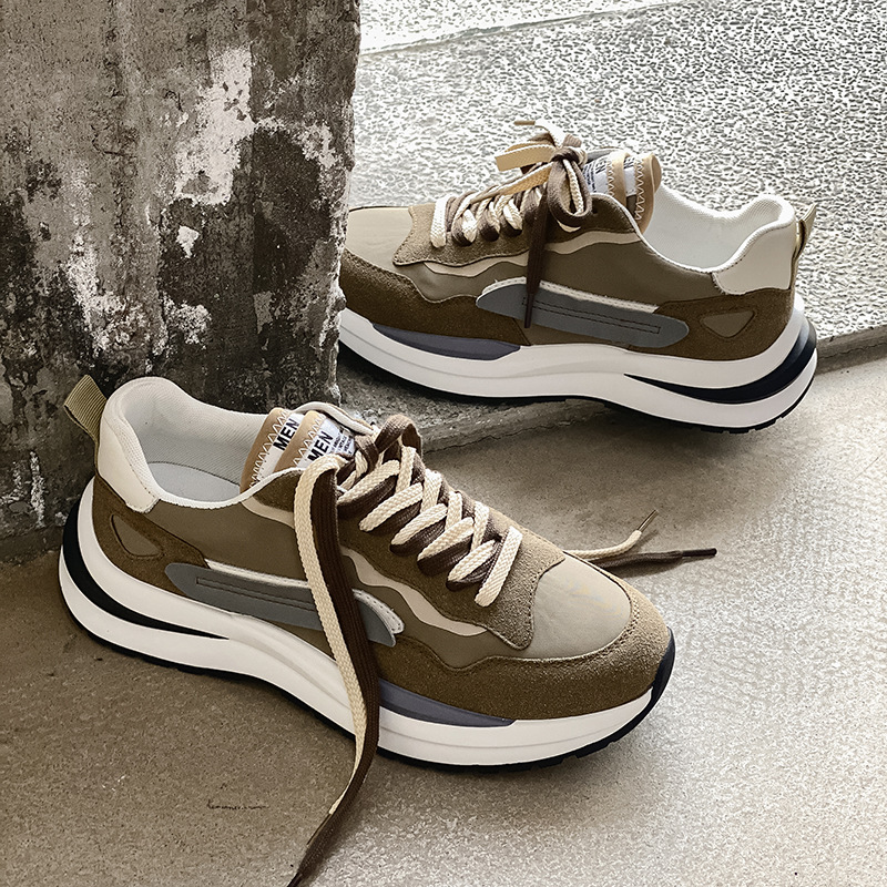 틈새 남성 신발 여름 통기성 메쉬 탑 토레 신발, 트렌디 올매치 두꺼운 밑창 높이 증가 스포츠 캐주얼 포레스트 검프 신발