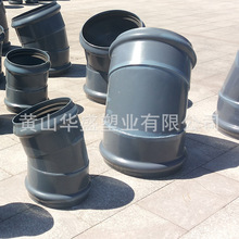 Q235钢塑承口45度弯头 125钢塑双承45°弯头 内置胶圈承插连接