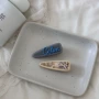 侧边法式字母夹子鸭嘴夹