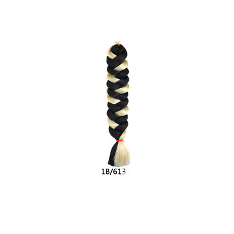 165g Fibra química Jacques Trenza grande Jumbo Outre Braid Hair Peluca Trenza sucia africana Trenza torcida