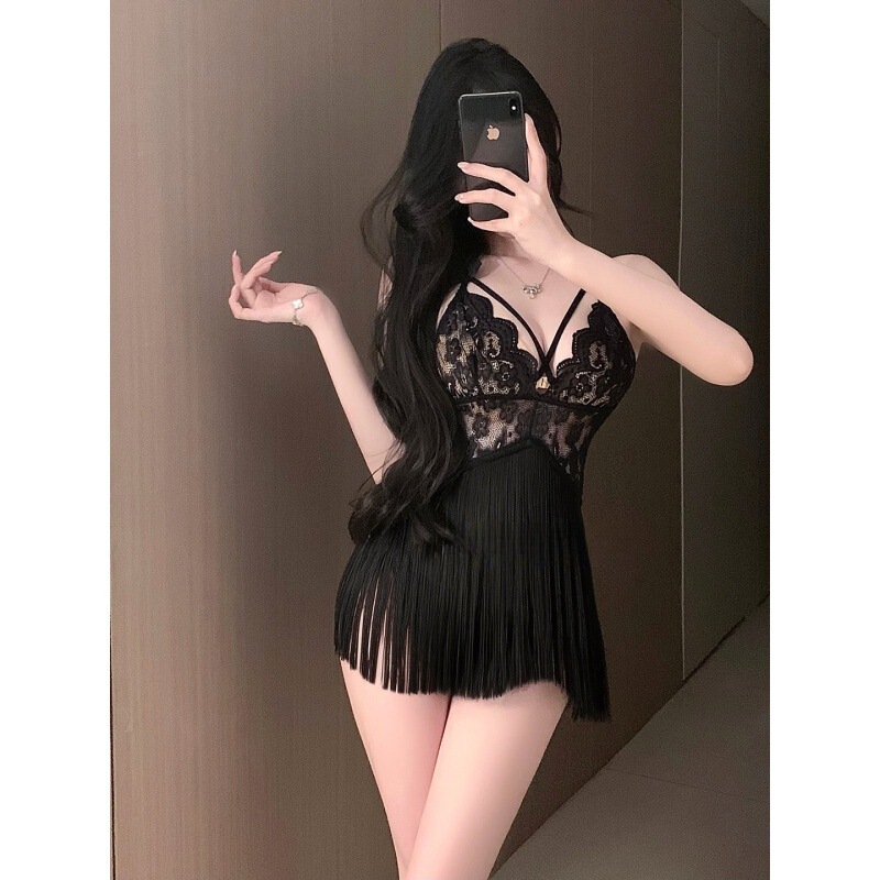 Tassel Sexy Lace Camisole 2026 New Style Women's Nightgown with a High-End Feel, Pure Desire Style, Flirty and Hot See-Through Nightdress for Summer Tassel Sexy Lace Camisole 2026 New Style Women's Nightgown with a High-End Feel, Pure Desire Style, Flirty and Hot See-Through Nightdress for Summer