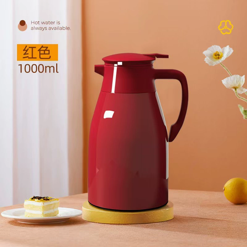 Thermos, capacious teapot, cute thermometer for students, simple and elegant design