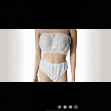 美容院一次性文胸内衣裤汗蒸桑拿旅行通用内裤无纺布文胸独立包装