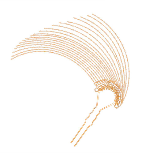 Hanfu hair accessories hairpin step rocking hairpin women's ancient style headwear Han element fairy spirit long tassel hairpin 19.9GF058
